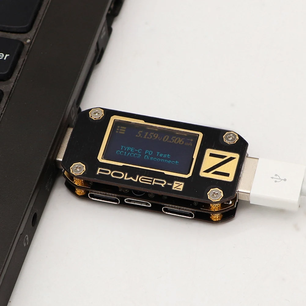 Портативный цифровой вольтметр KM001 POWER-Z PD тестер USB QC3.0 2 0 измеритель напряжения и
