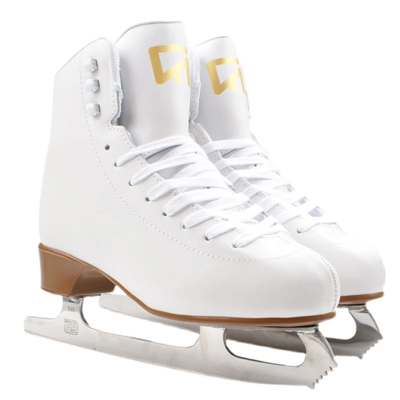 Winter New Ice Skating Shoes with Ice Blade Thicken Professional Figure Skating Shoes Children Adult Beignners Ice Skates