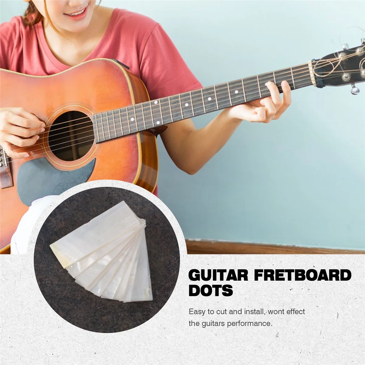 10 шт. инкрустированный материал белая перламутровая искусственная кожа