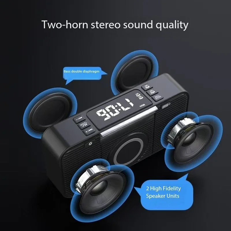 Лидер продаж многофункциональные настольные Bluetooth-динамики светодиодный