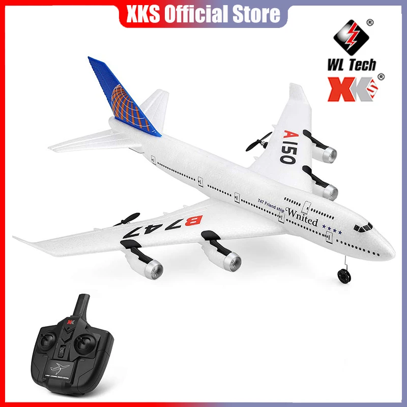 Модель самолета Wltoys XK A150 RC с фиксированным крылом, 3 канала, 2,4 ГГц