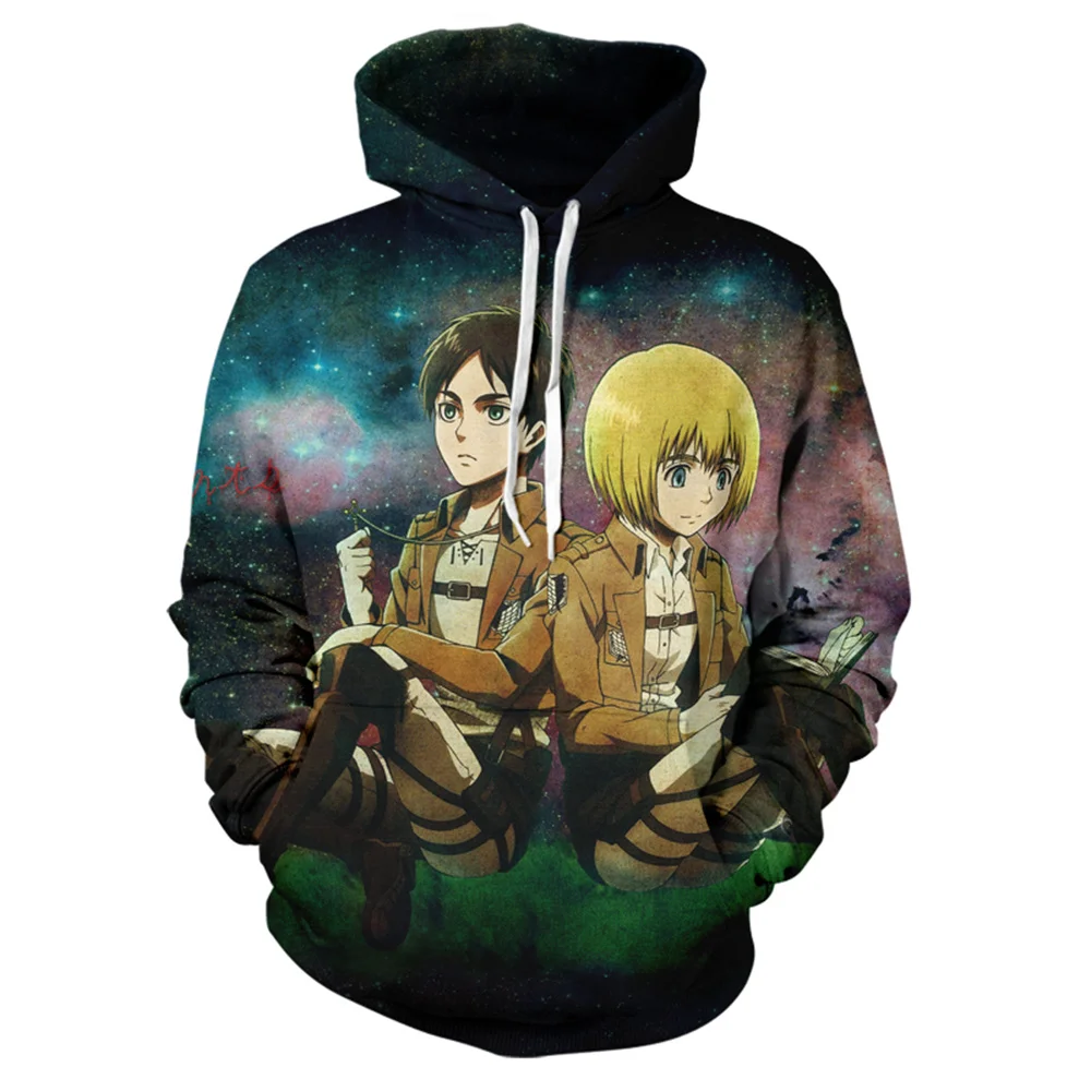 

Attack On Titan Anime Hoodie Sudaderas Men Manga Theme Hoodies Sweatshirts Clothes Moletom Streetwear Tracksuit Pullovers Vete