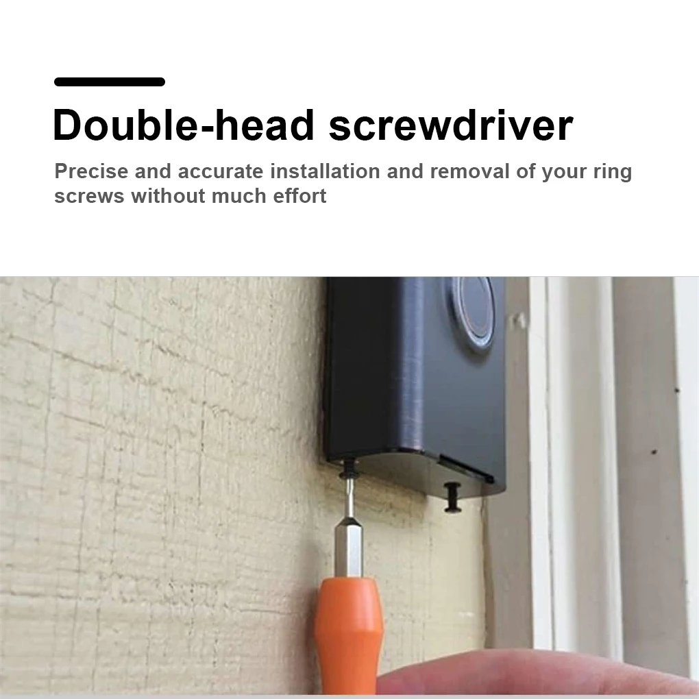 

2-in-1 Ring Doorbell Screwdriver Torx Screw Driver with Dual End Bit Security Household Hardware Tool Craftsmen