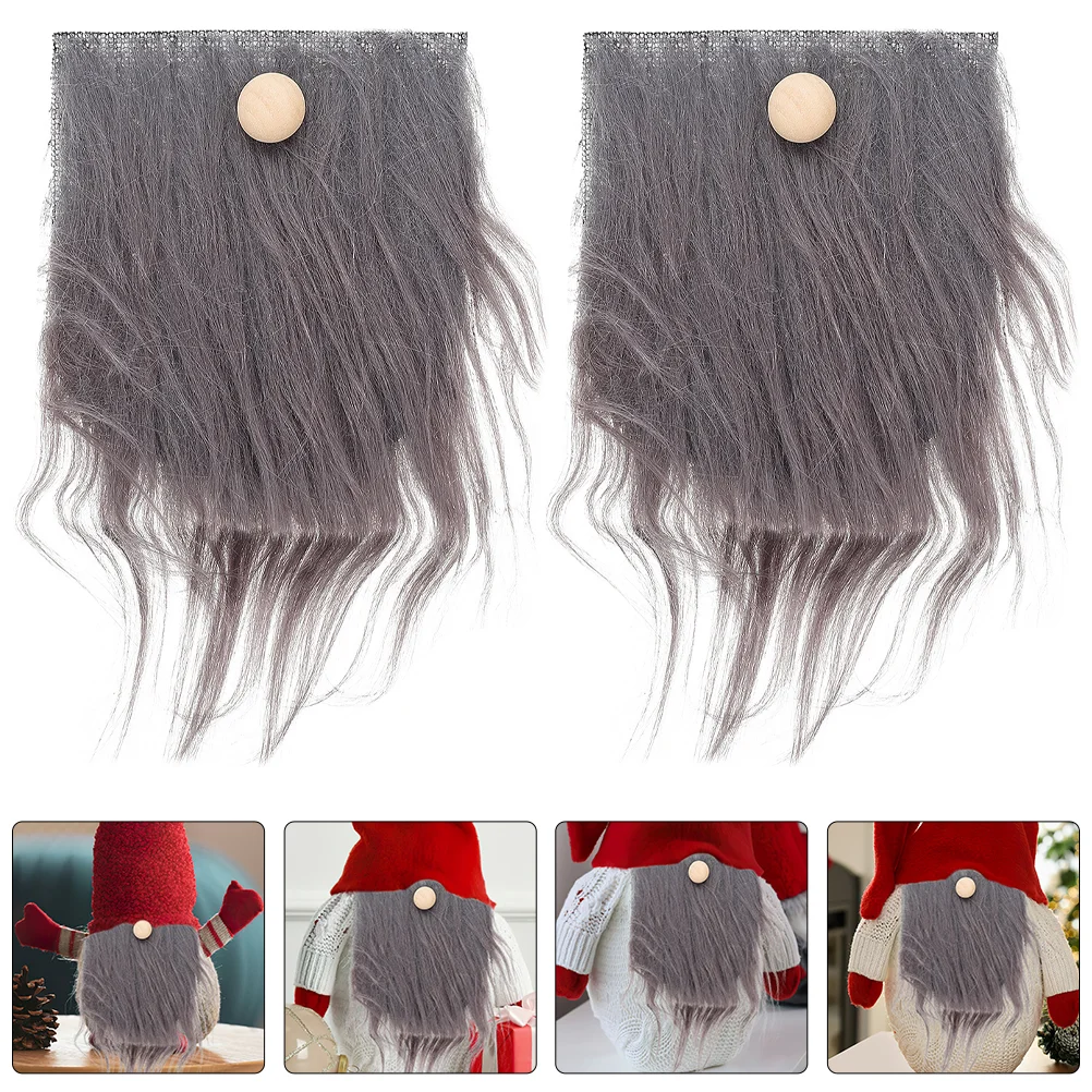 

24 Sets of Gnome Beard Accessories Handcraft Gnome Making Beard Pre-cut Gnome Beard Faux Beard