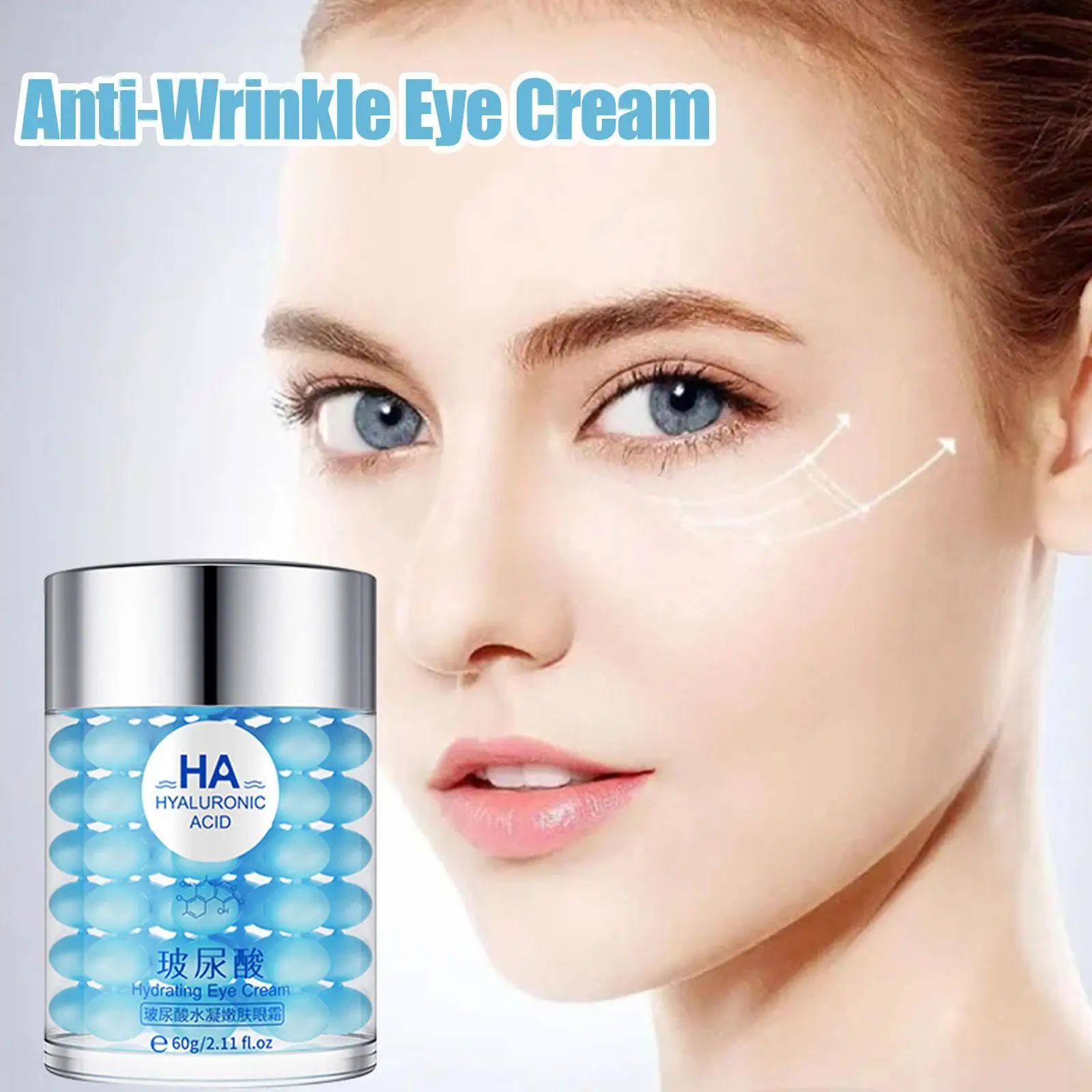 

HYAKUON YouthRestore NMN Anti-Wrinkle Eye Cream Moisturizing Care Bag Anti Eye Circles Fade Essence Eye Cream Dark 60g V0R1