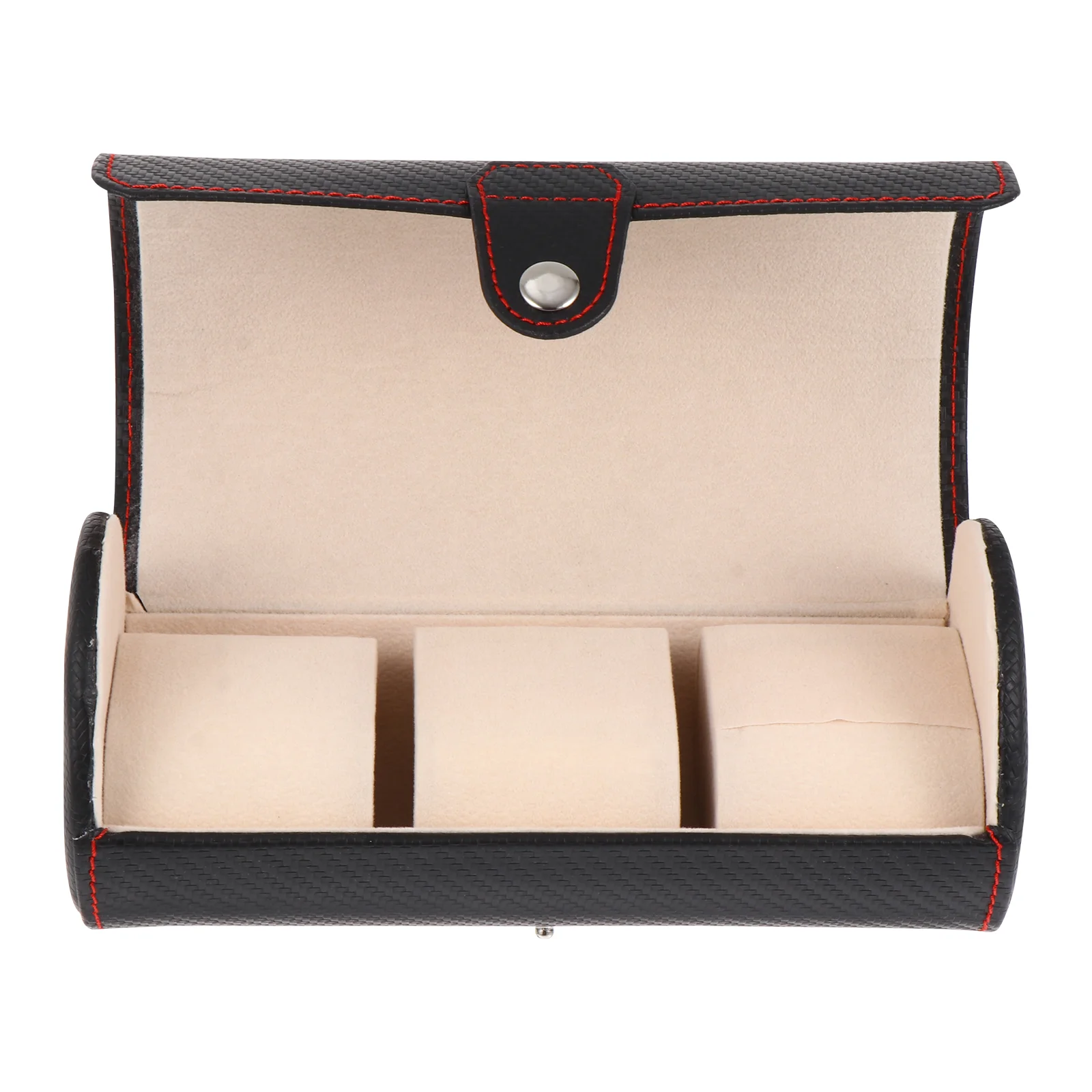 

Watch Travel Organizer Portable 3 Slots Watch Display Box Vintage Watch Roll