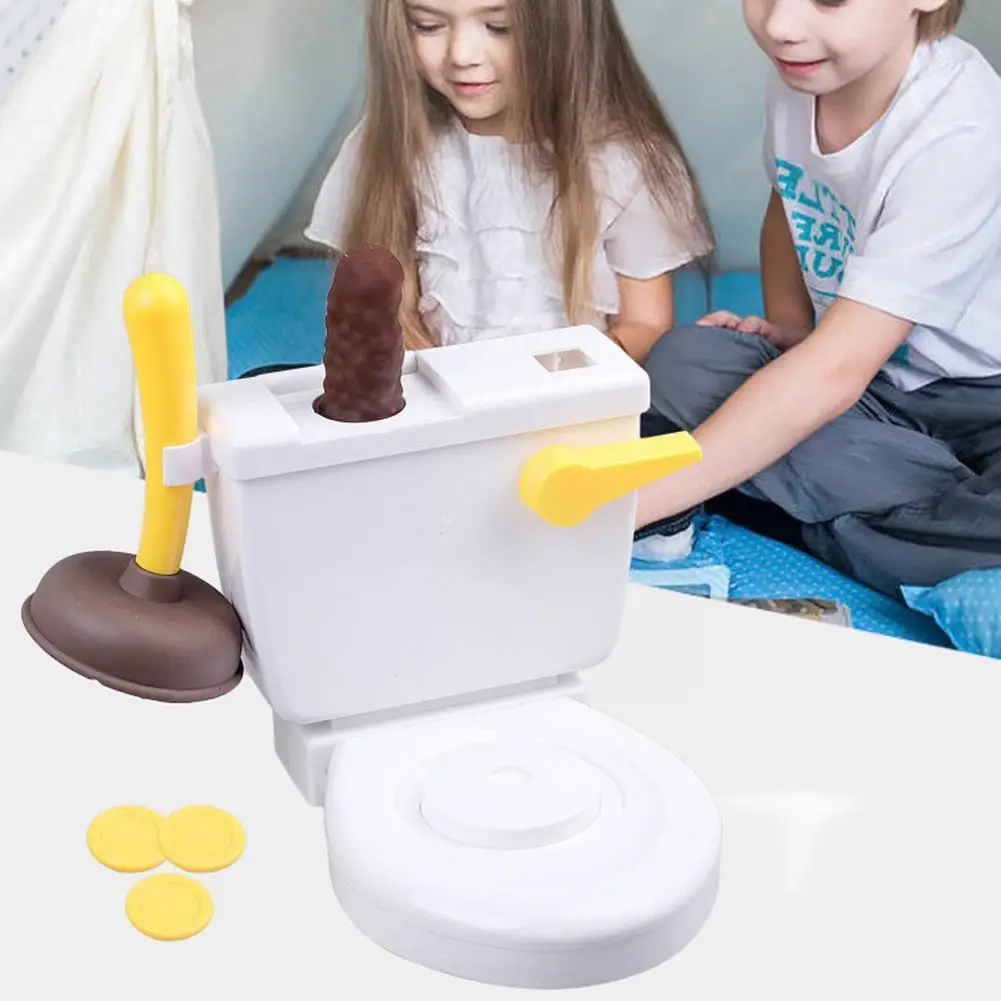 Туалетная игрушка, попискивающая и смывающая шуточная гадость, аксессуары для миниатюрных кукол-младенцев, игра-подарок, притворная обманка F G1u7.