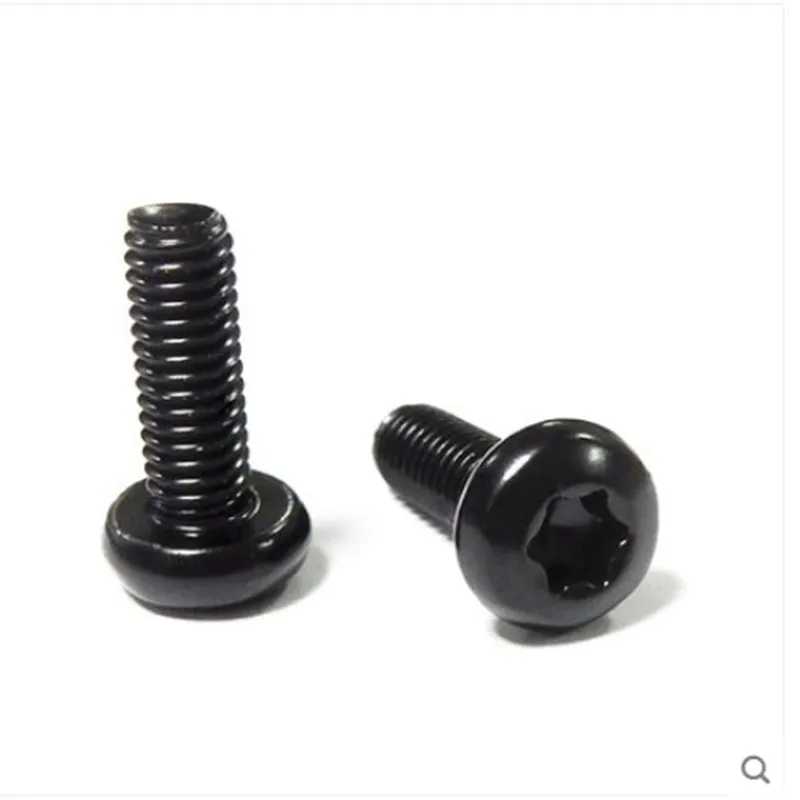 

Винт с шестислойной звездообразной головкой из черной стали M1.6 M2 M2.5 M3 GB2672, 50 шт.