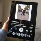 Акриловая музыкальная доска разных цветов с индивидуальным музыкальным кодом Персонализированная стильная фотография ювелирные изделия на годовщину фотоальбом табличка