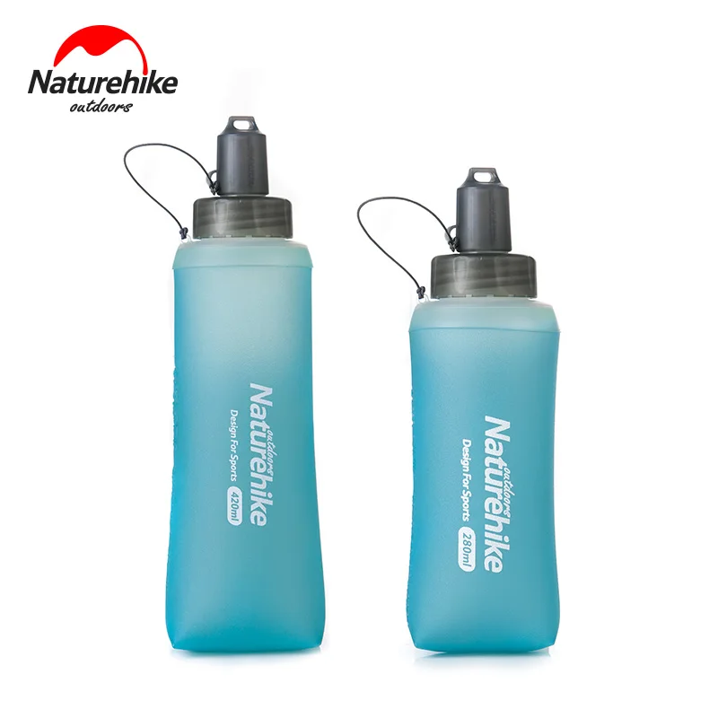 

Naturehike ТПУ силиконовая складная мягкая бутылка для воды для тела Спорт Бег Велоспорт Фитнес чашка Профессиональный портативный безопасный аксессуар