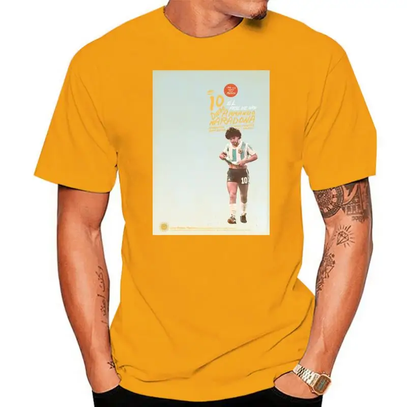 

Женская футболка с принтом Maradona, Винтажная Футболка с принтом юрни, бесплатная доставка