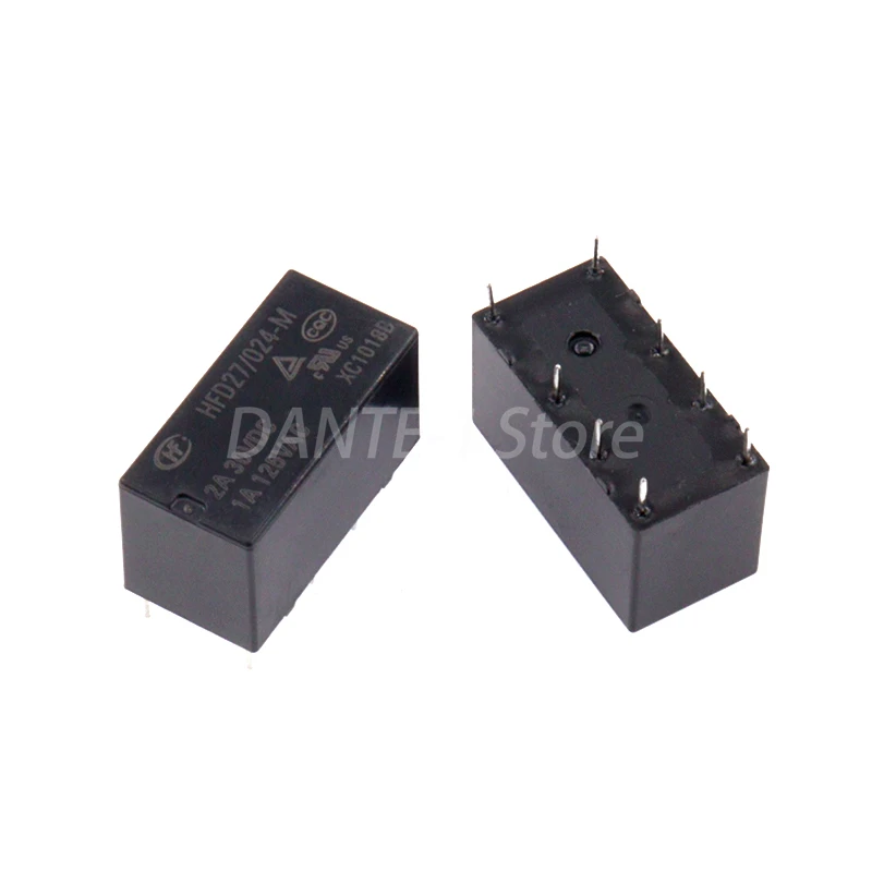 HFD27 005 012 024-M/S 2A 8-контактный разъем 5/12/24 В постоянного тока