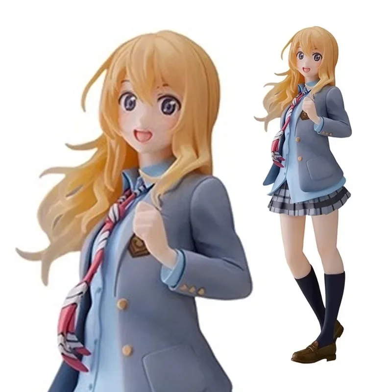 

TAITO Original Your Lie in April Anime Figure Miyazono Kaori Action Figure Toys for Boys Girls Kids Children Birthday Gifts