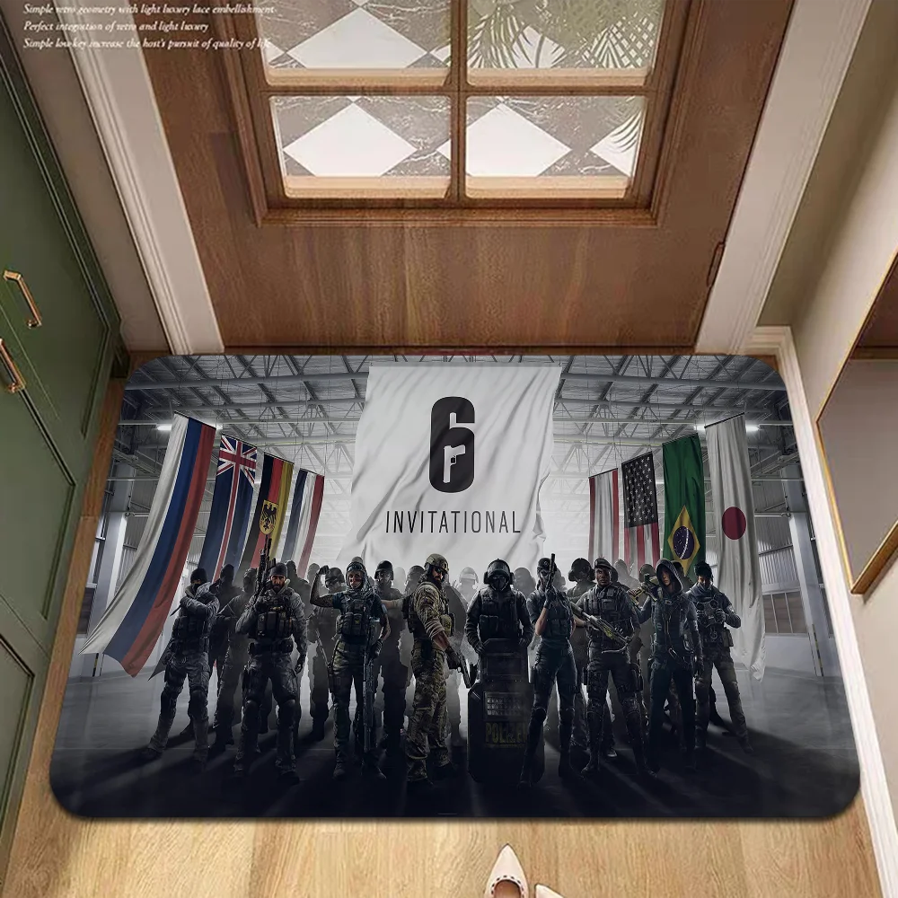 Коврик Rainbow Six Tom C-clancy — Противоскользящий Мягкий Домашний Дверной Современный