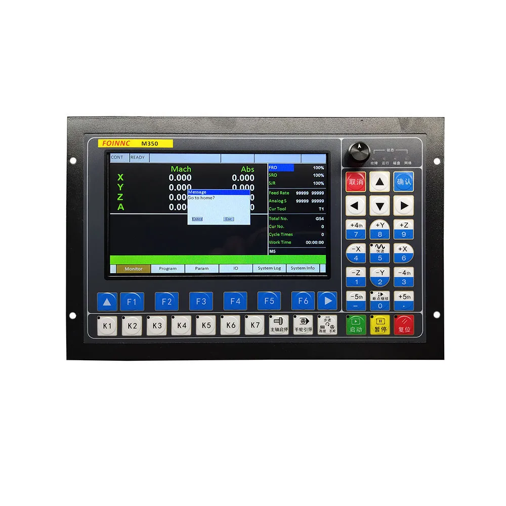 

5 Axis CNC kit 5-Axis Emergency Stop Electronic Handwheel MPG+ 5 Axis Offline CNC Controller M350 1MHz G-Code