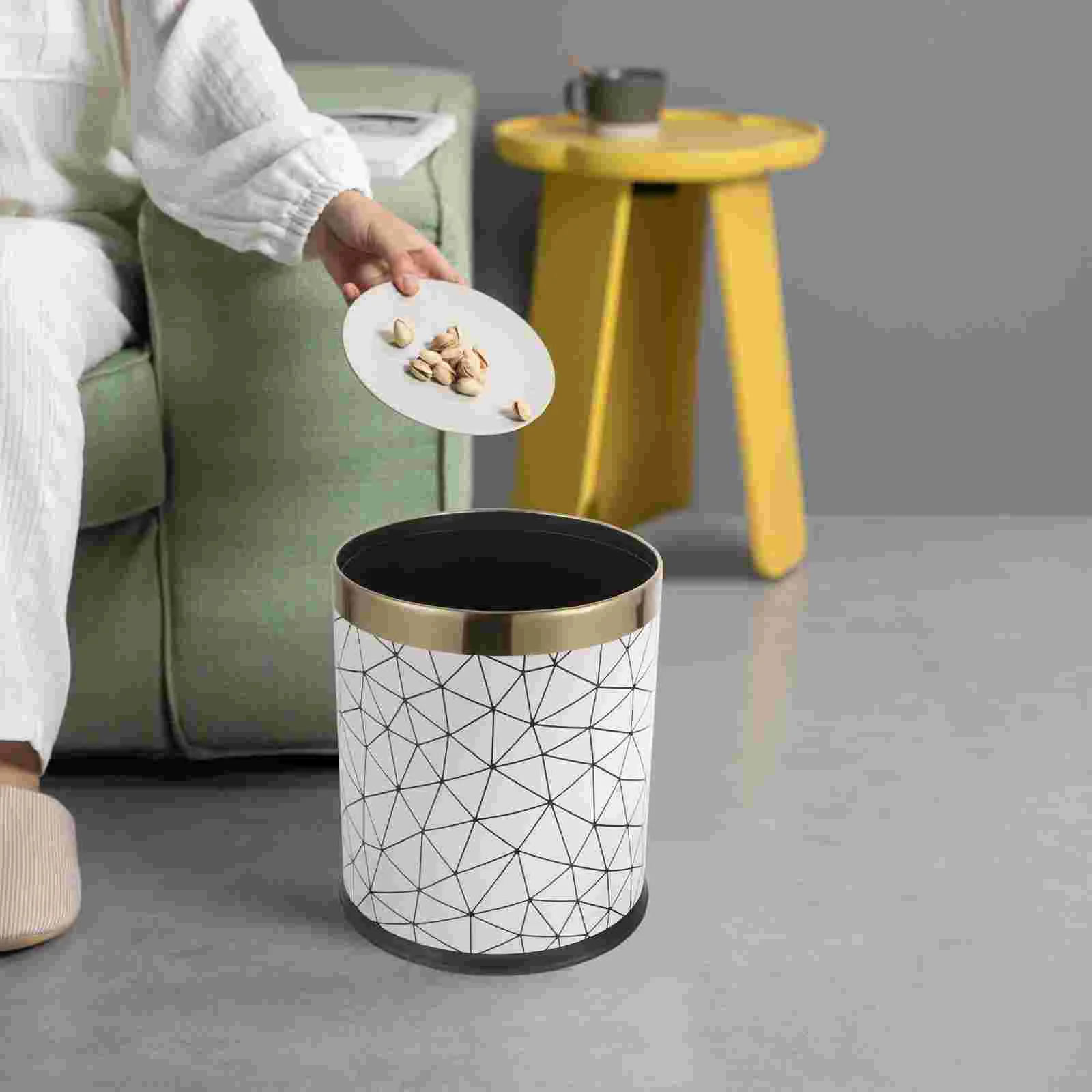 Многофункциональная пластиковая корзина для мусора в европейском стиле