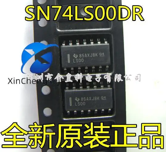 

30pcs original new 74LS00 SN74LS00DR SOP-14 logic grid and inverter