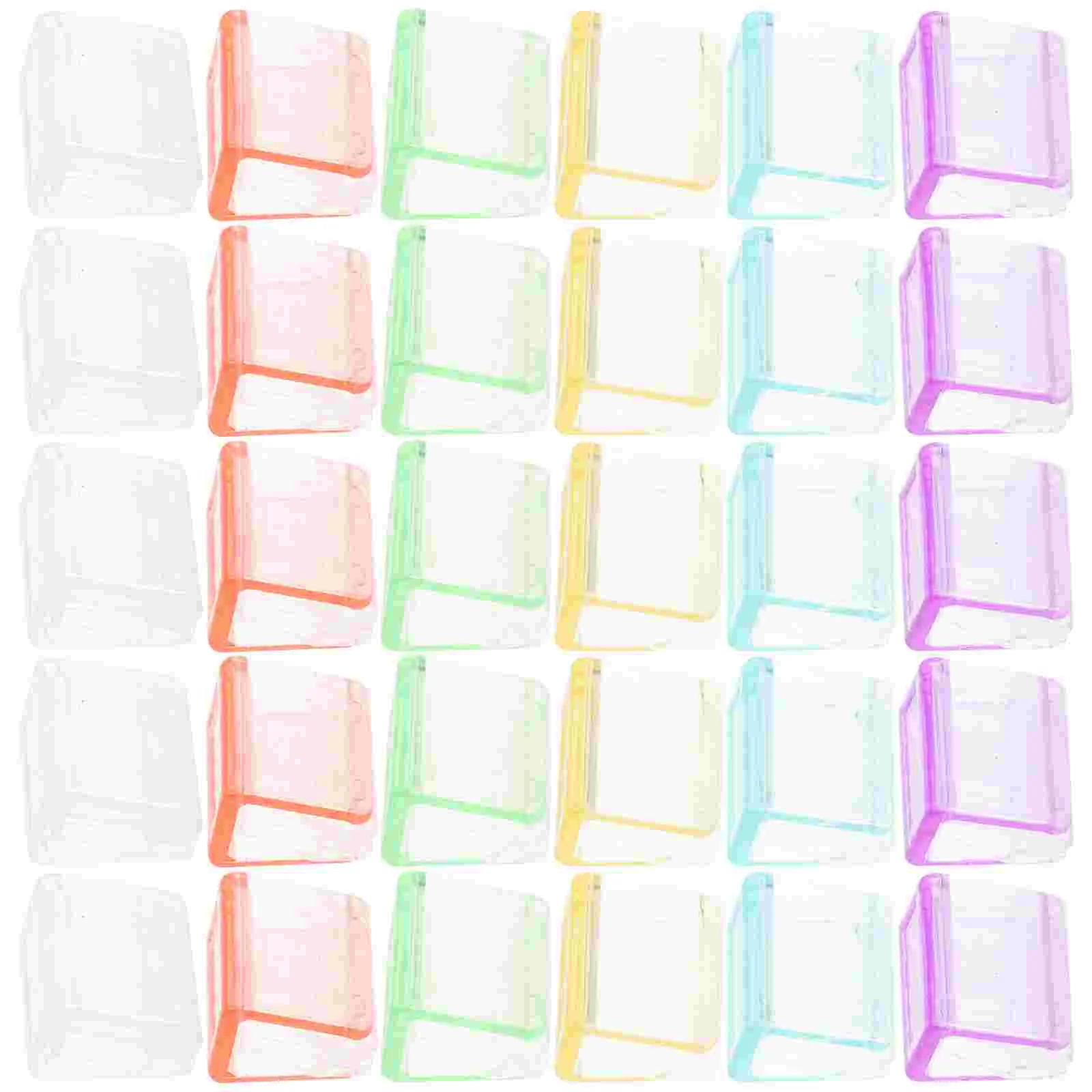 

30 Pcs Transparent Small Clip Reusable Photo Clips Folder Party Clamps Plastic Multi-function Picture Student Lovely