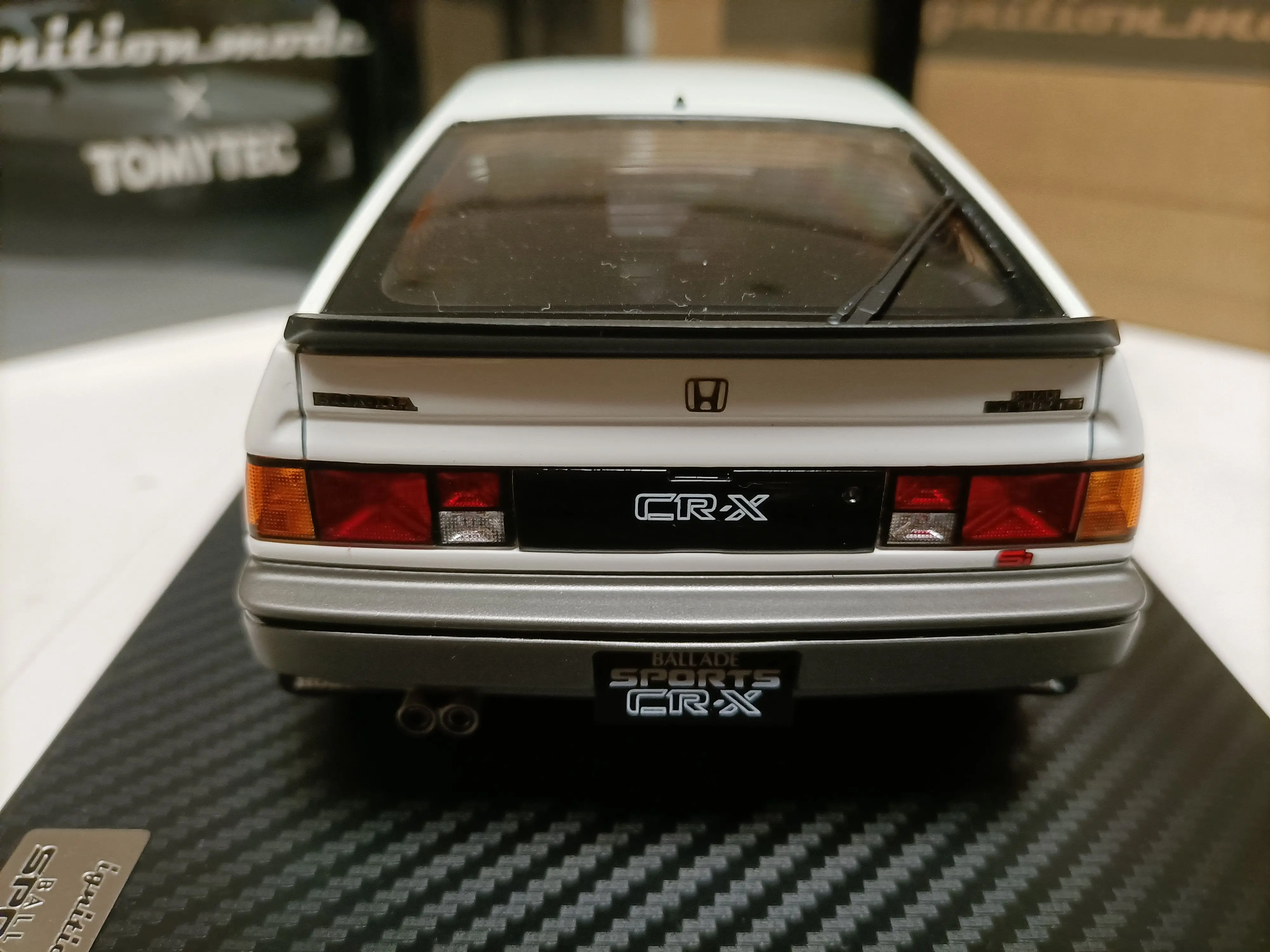 IG 1:18 Sports CR-X Si DOHC Белый JDM Моделирование Ограниченная серия Смола Металл Статическая Модель Автомобиля Игрушка в Подарок (art.: 3920cd4ca4f91) - 3920cd4ca4f91