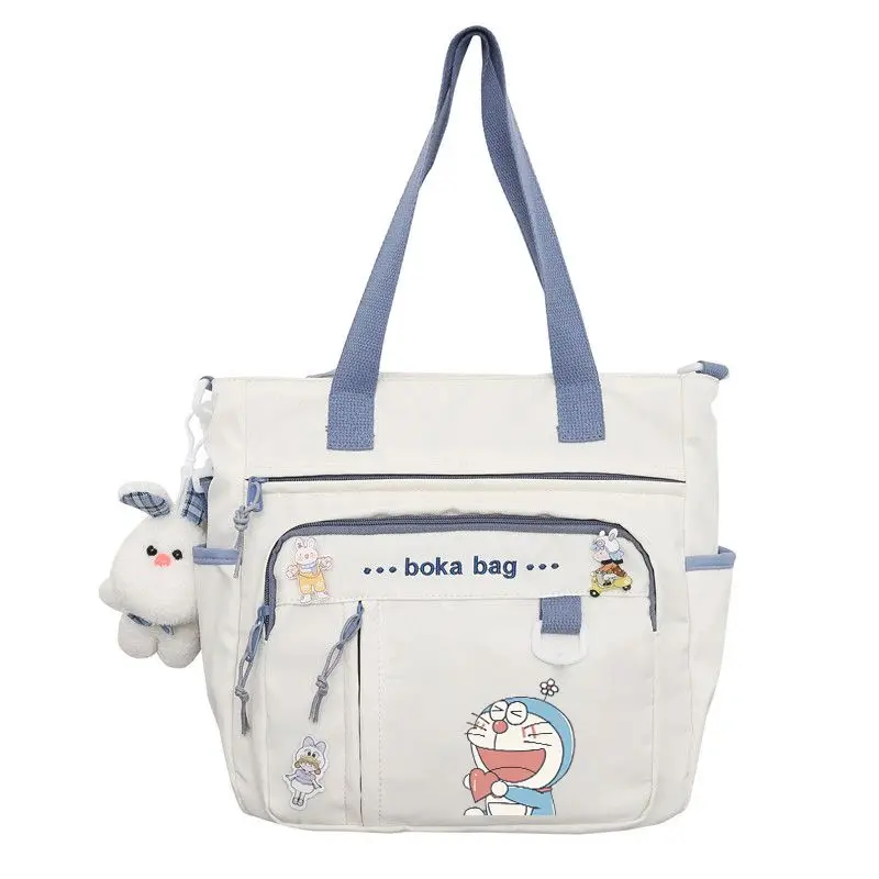 

New Doraemon Cartoon Shoulder Bag Crossbody Schoolbag Boys and Girls Can Match Korean Ins Portable Backpack