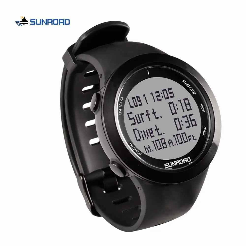 

SUNROAD Diving Digital Sports Watch Sports Data Analysis Diving Mode Military Compass Altimeter Pedometer 100M Waterproof