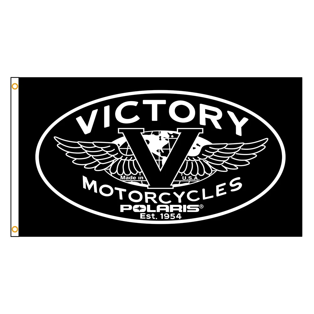 

90x150cm Victory Flag Polyester Printed Motorcycles Usa Banner Home or Outdoor For Decoration