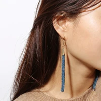 handmade beaded tassels joker earrings personalized hipster womens earrings b0578