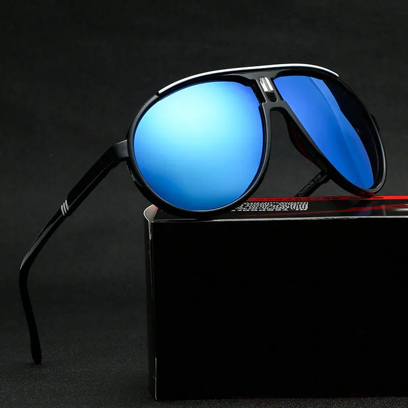 

Солнечные очки в винтажном стиле для мужчин и женщин, дизайнерские солнцезащитные аксессуары в большой оправе