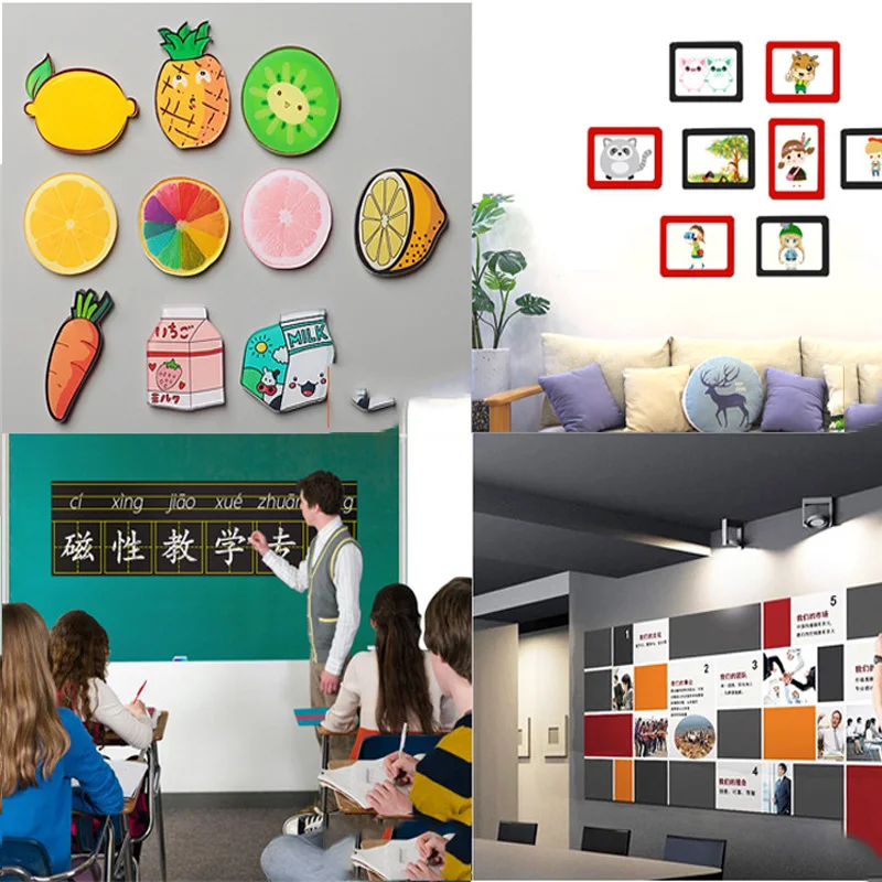 Магнитные листы A4 черные Коврики для холодильника фото и режущие магниты