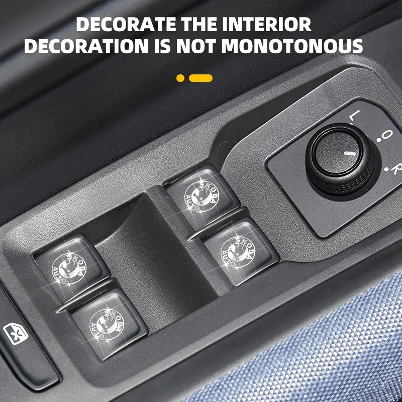 Металлический Автомобильный логотип эмблема значок наклейка для Skoda Rapid Kodiaq Fabia