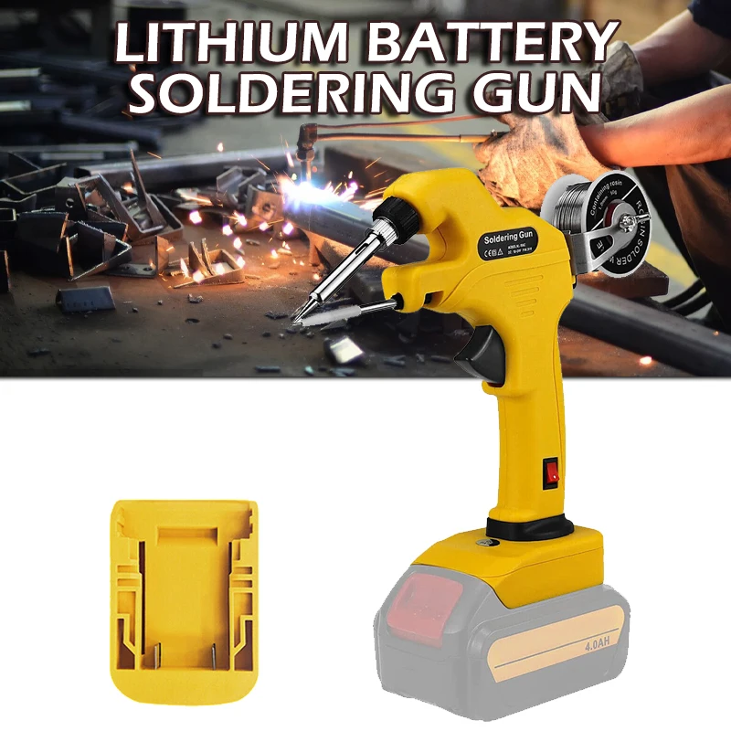 

Беспроводной паяльный пистолет, 18 в, на батарейках, электроинструменты для пайки, печатные платы, аксессуары для быстрого термического ремонта, 1 шт.