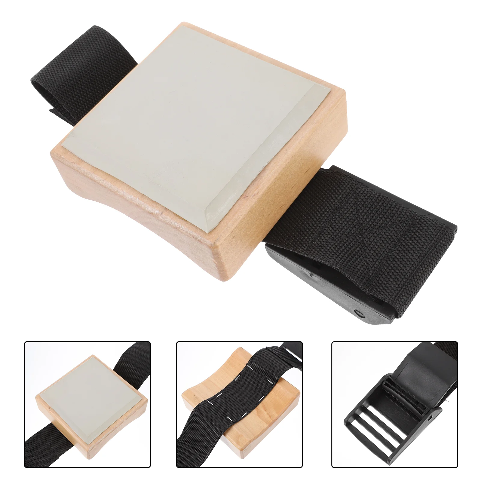 

1 Set Drum Pad with Strap Drum Leg Knee Practice Pad Lightweight Drum Pad