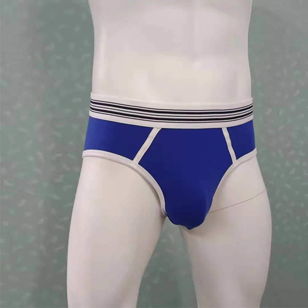 

Fashion Men's Contouring Underwear Convex Pouch Underpants Sport Hip Briefs Gay Underwear Short Cotton New Male Erotic Lingerie