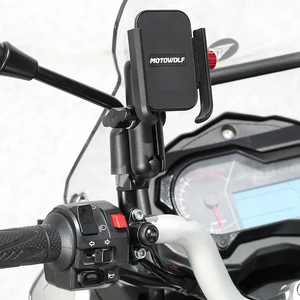 universal 12 24v aluminum handlebar motorcycle bike mobile holder with usb charger moto rearview mirror cell phone stand holder free global shipping