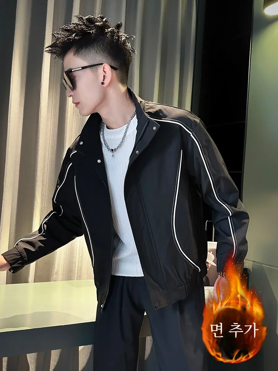 Осенне-зимняя хлопковая и утепленная куртка мужской высококачественный модный