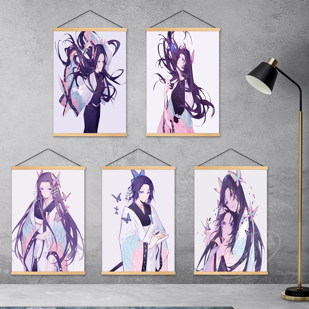 Настенная картина из аниме на холсте постер с изображением рассекающих демонов