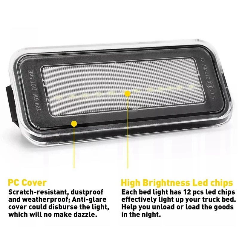 2 шт. задняя фотовспышка для Toyota Tacoma 2020-2021