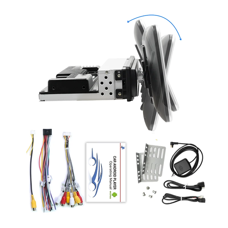 Мультимедийное автомобильное радио Andorid 1 Din беспроводной Carplay Android-автомат Bluetooth