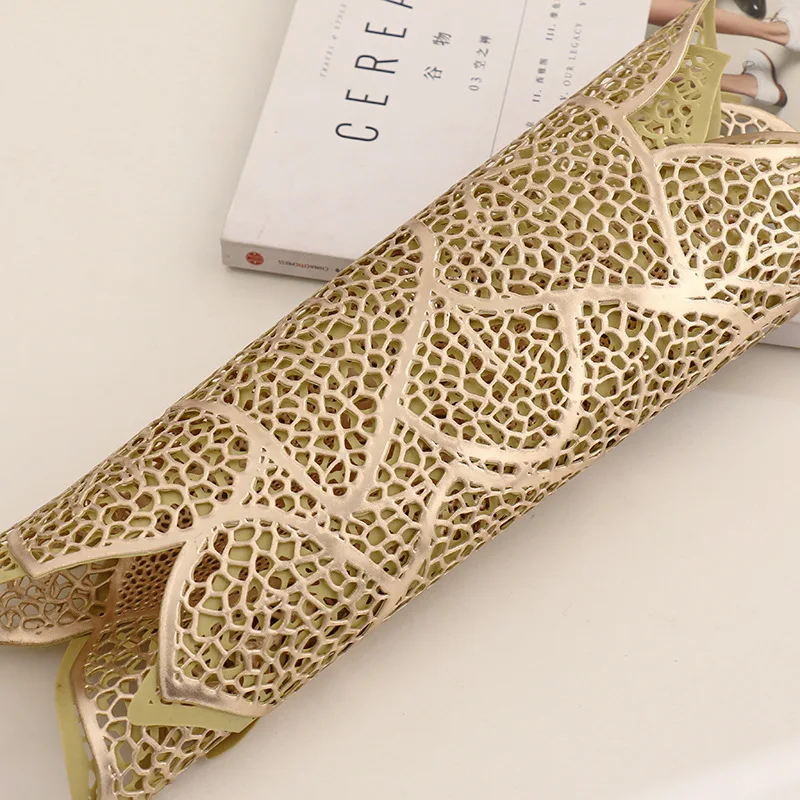 14x3 6-дюймовая настольная дорожка моющаяся подстилка баухинии с имитацией золота