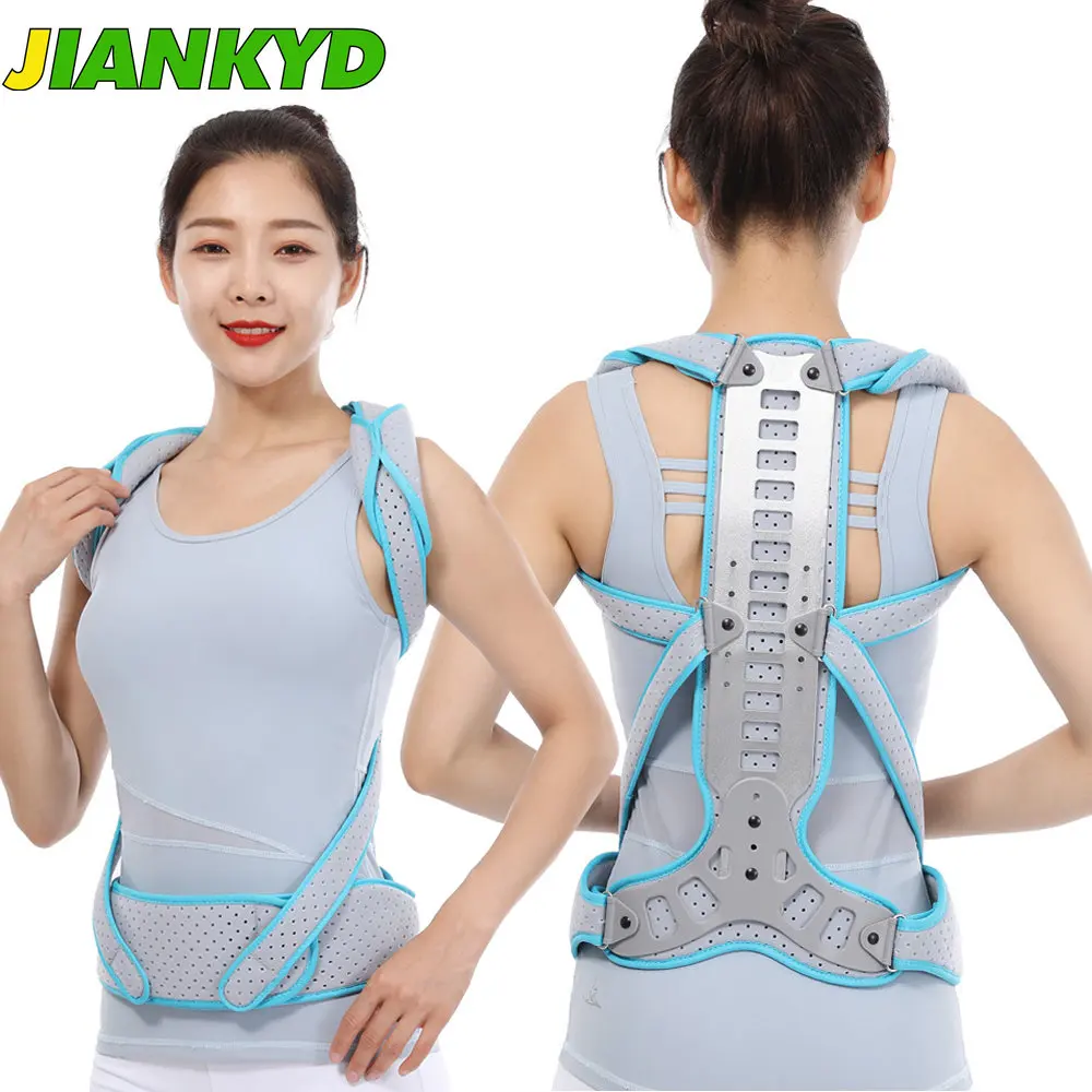 Корректор осанки спины Регулируемый поддерживающий бандаж улучшает осанку и