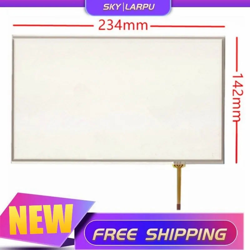 New 10.1 inch 4 wire Touch Screen 234mm*142mm Resistance Handwritten Touch Panel Screen Glass Digitizer Repair Free Shipping