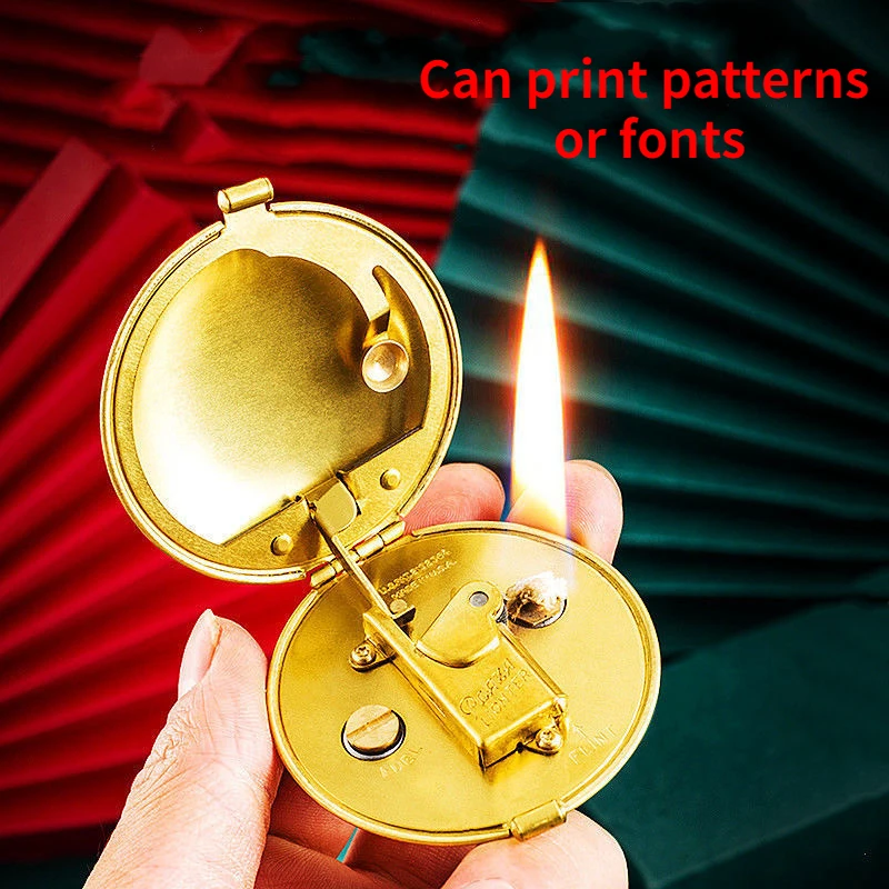 Ультратонкая портативная компактная керосиновая Зажигалка в виде порошка форме