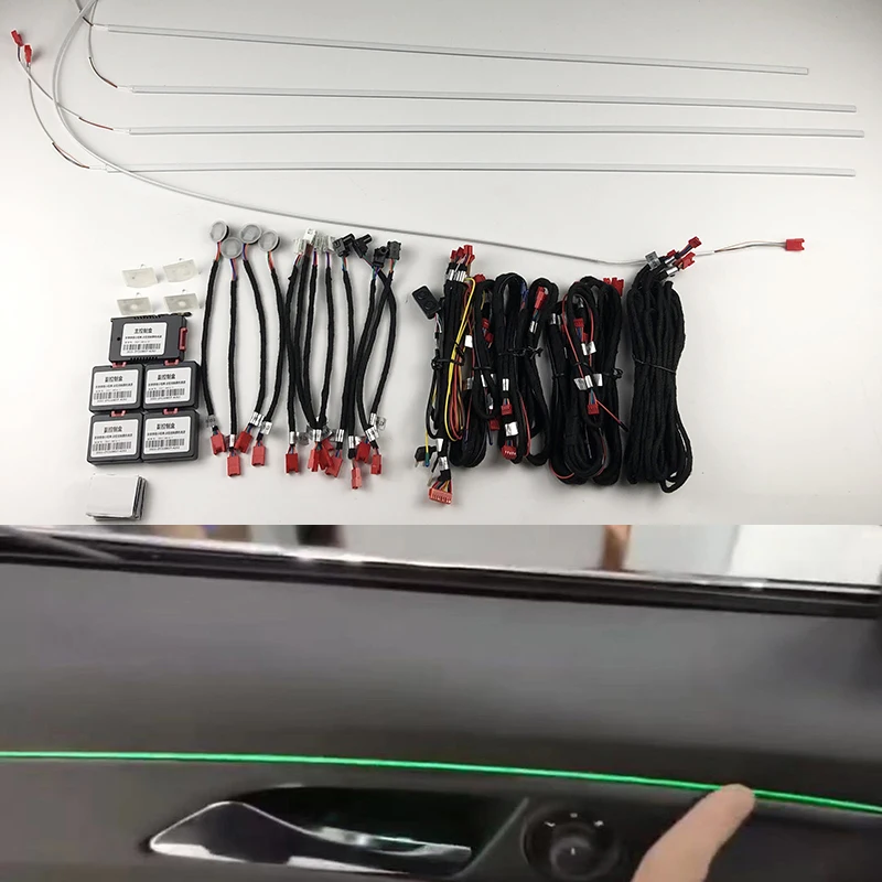 

Universal car ambient light For all car use for both rhd lhd Inter door Ambient light foot lamp interior Atmosphere light