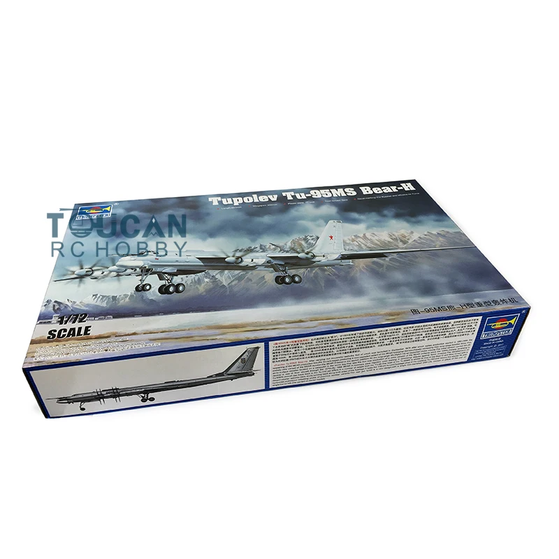 1/72 Trumpeter 01601 советский Туполєв TU-95MS тяжелый бомбардировщик Bear-H наборы моделей