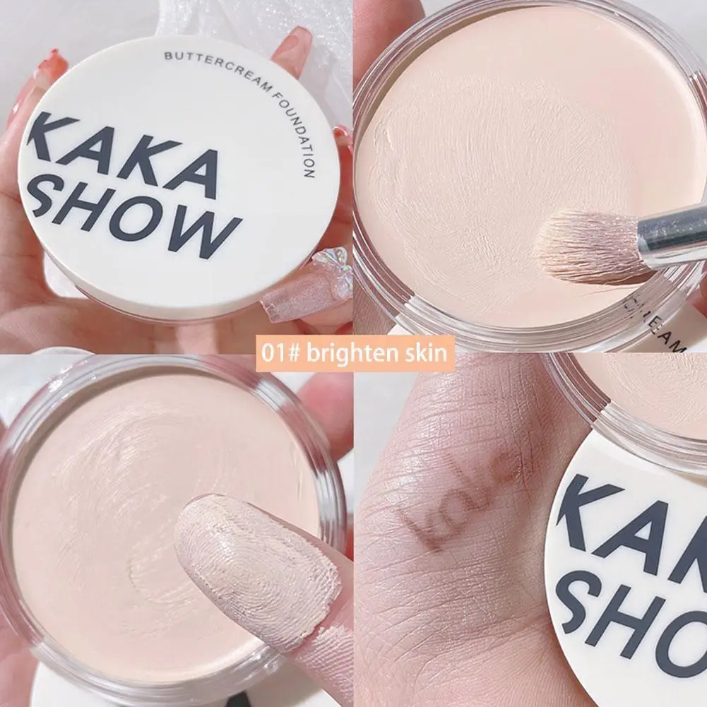 

3 Colors Concealer Foundation Cream Cover Blemishes Spots Control Base Moisturizing Acne Makeup Oil H6m8