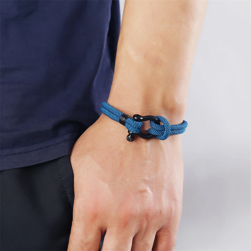 Новый мужской браслет 4 мм рандомный для выживания на природе браслет-цепочка