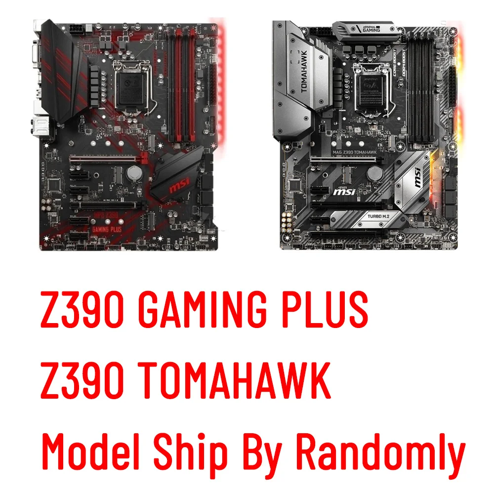 Материнская плата LGA 1151 MSI MPG Z390 GAMING PLUS DDR4 64 Гб M.2 i7 i5 i3 i9 CPU Intel игровая материнская