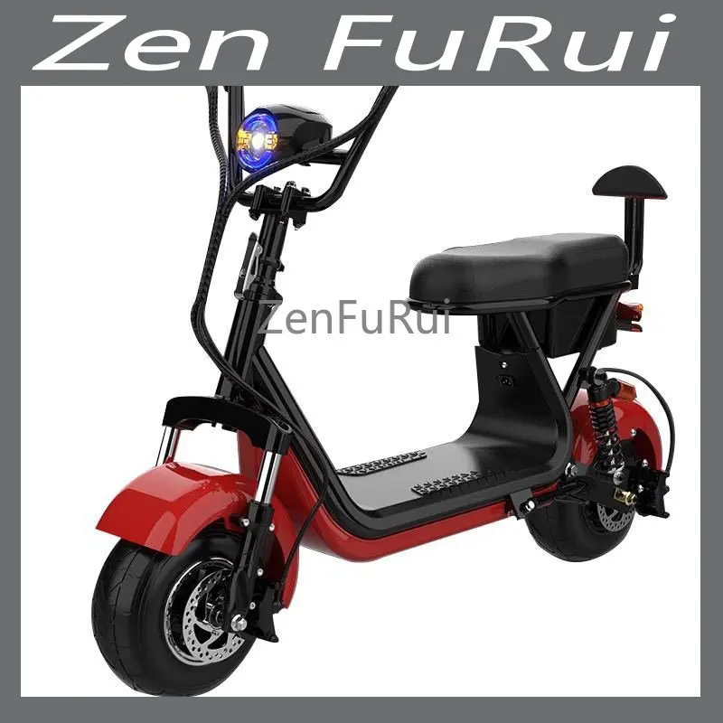

2022 New Electric Car Men's and Women's Double Folding Battery Car 48V Wide Wheel Scooter Small Skateboard Scooter