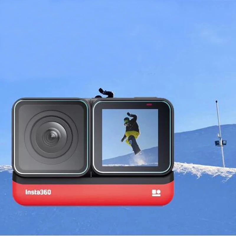 Защита экрана для Insta360 ONE RS R Twin Edition Insta 360 4k линза камеры Leica пленка ЖК-экрана из