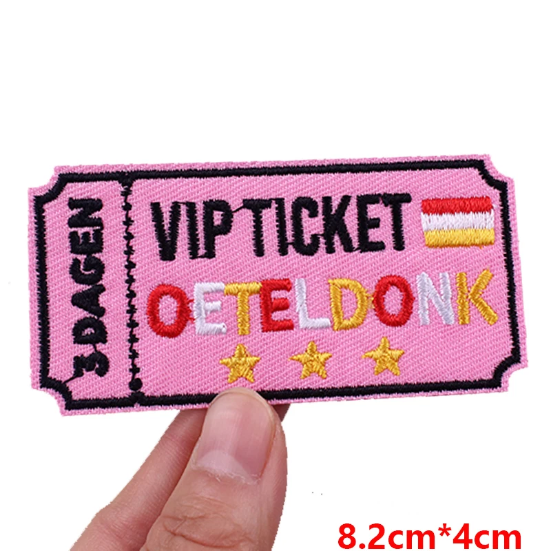 Нидерланды карнавал Oeteldonk эмблема патч полная вышивка патчи железные нашивки для